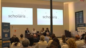 Ponentes en el debate Tiempo de Educar organizado por Scholaris en Madrid