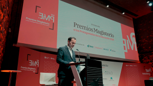 imagen de la gala Premios Magister 2024, Jorge Gutiérrez Berlinches, fundador ONG Dale la vuelta
