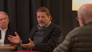 David Rabadà en Madrid presentando su último libro.