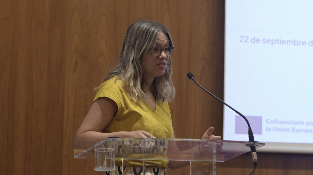 Paloma Contreras, técnica del área de desarrollo asociativo de Autismo España